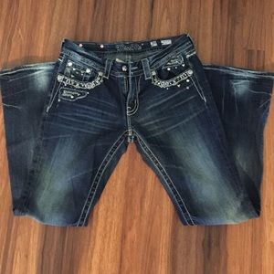 MissMe signature rise boot cut size 29 inseam 31