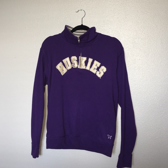 PINK Huskies Half Zip