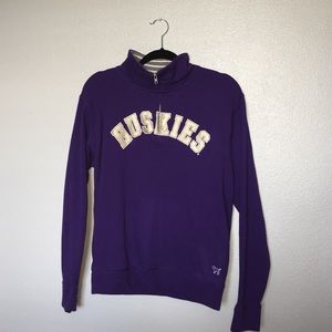 PINK Huskies Half Zip