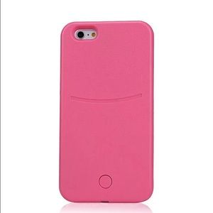 Illuminating hard case for iPhone 6/6splus Pink