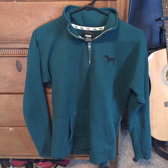 3/4 zip PINK sweater
