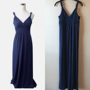 NWT Max & Cleo navy Grecian maxi