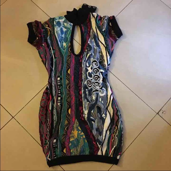 Sexy Coogi open back sweater dress