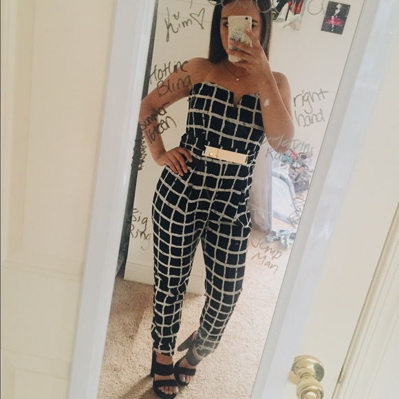 Black & White Jumpsuit