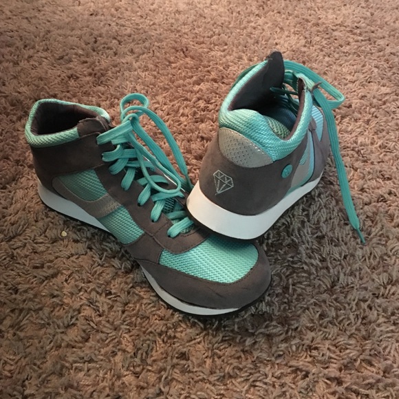Rock Candy High Top Sneakers: Baby Blue size 11