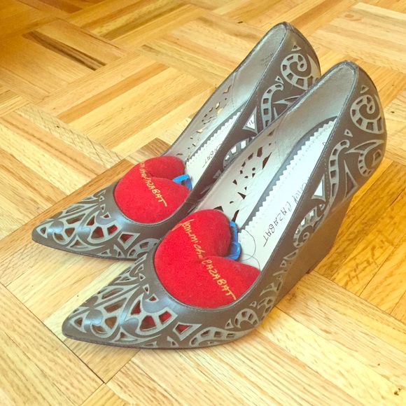 Jean-Michel Cazabat Nabila laser cut  Wedges NEW!