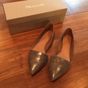 Madewell Lydia Flats in Metallic