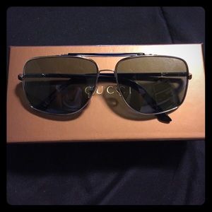 Gucci Unisex Aviator Sunglasses