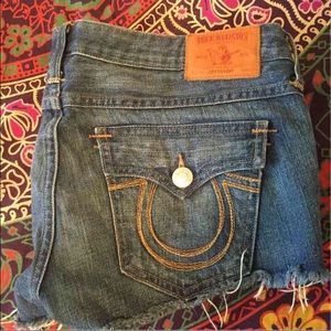 Size 31 True Religion Jean Shorts