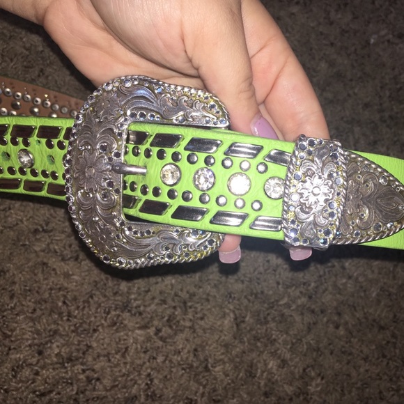 Rhinestone belt