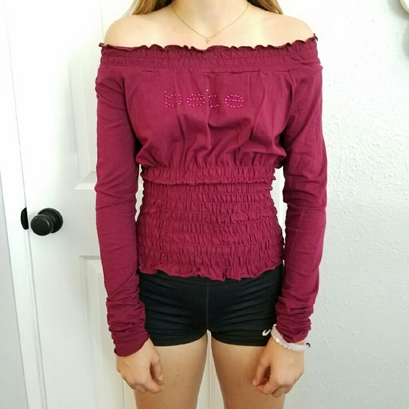 Bebe peasant top