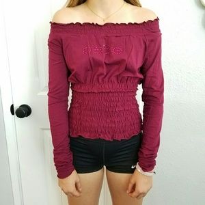 Bebe peasant top