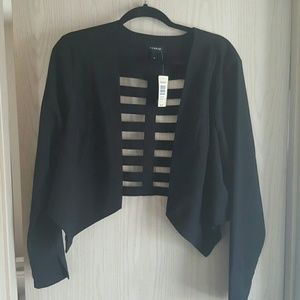 NWT Torrid caged back blazer