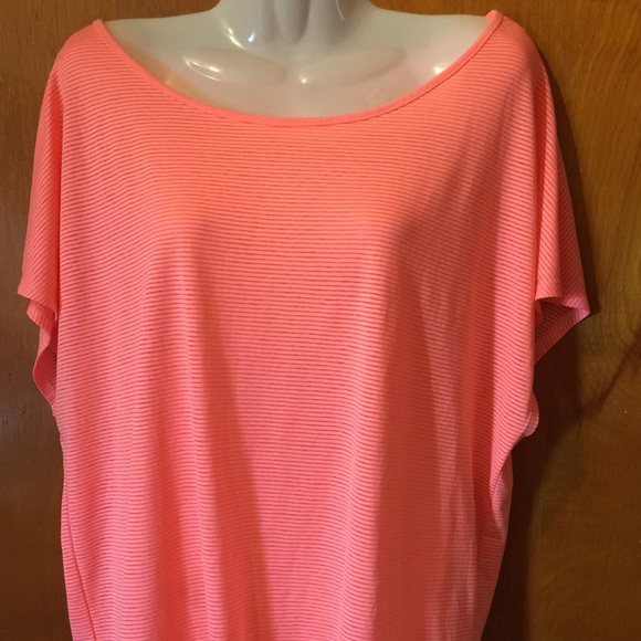 Salmon colored blouse XL