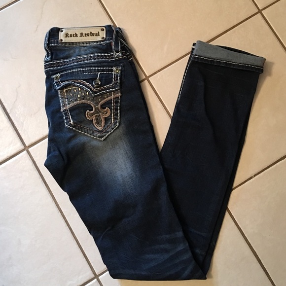 Rock Revival Avery Straight Leg LONG LENGTH - Picture 6 of 9