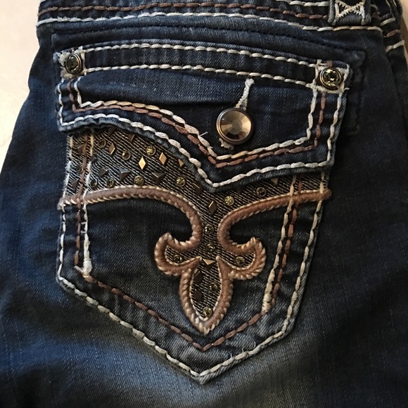 Rock Revival Avery Straight Leg LONG LENGTH - Picture 7 of 9