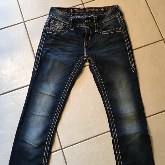 Rock Revival Avery Straight Leg LONG LENGTH - Picture 8 of 9