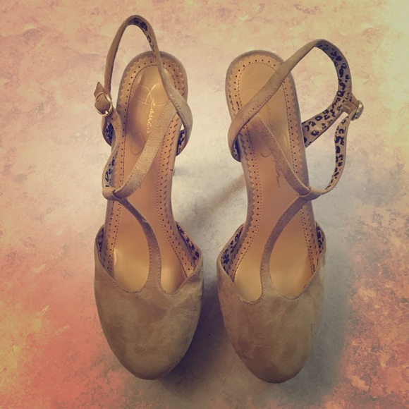 Stiletto beige heel Jessica Simpson