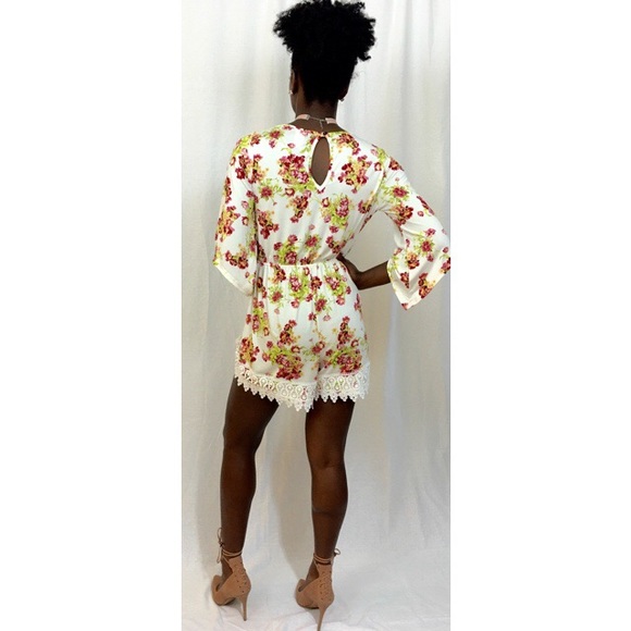 Floral Romper - Picture 2 of 3