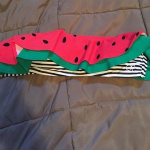 Watermelon bathing suit top.
