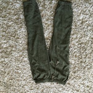Green cover up pants