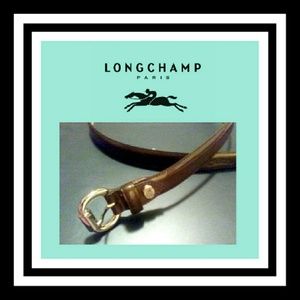 Longchamp Golden Brown Belt