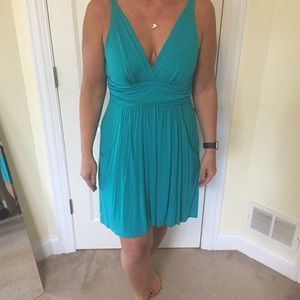 Teal Short Dress or Swim Cover