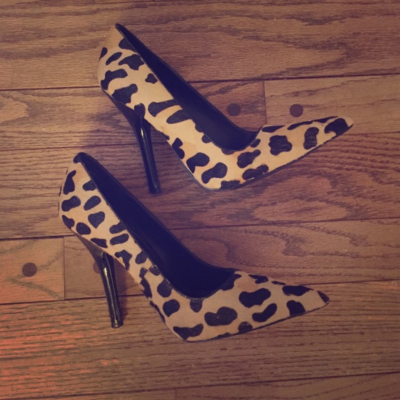 Aldo animal print heels
