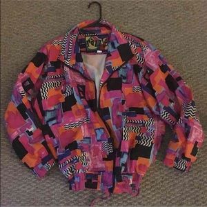 Cool vintage windbreaker jacket