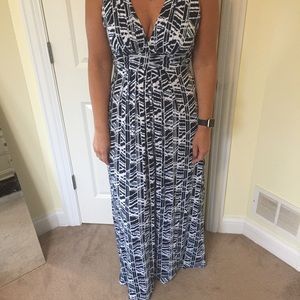 Maxi Dress in Cotton Stretch