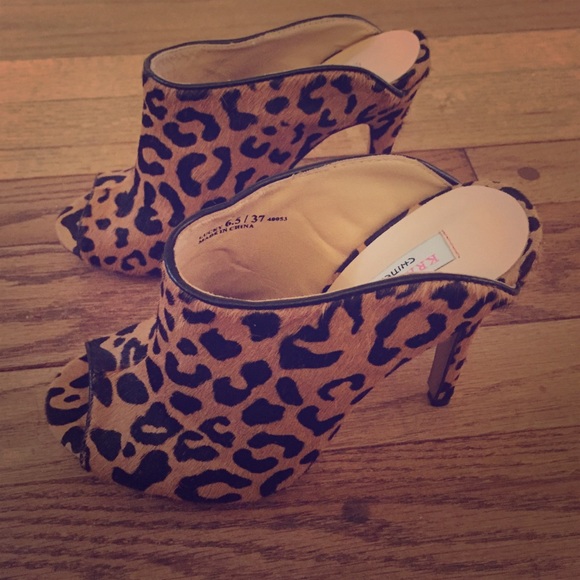 Kristin Cavallari animal print heels-ON HOLD