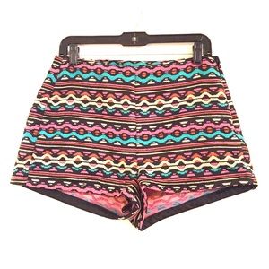 H&M Coachella Collection Tribal Print Shorts
