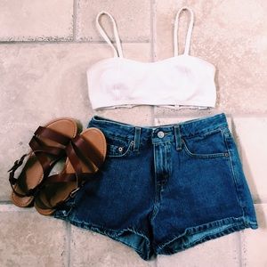 High Waisted Levi Shorts