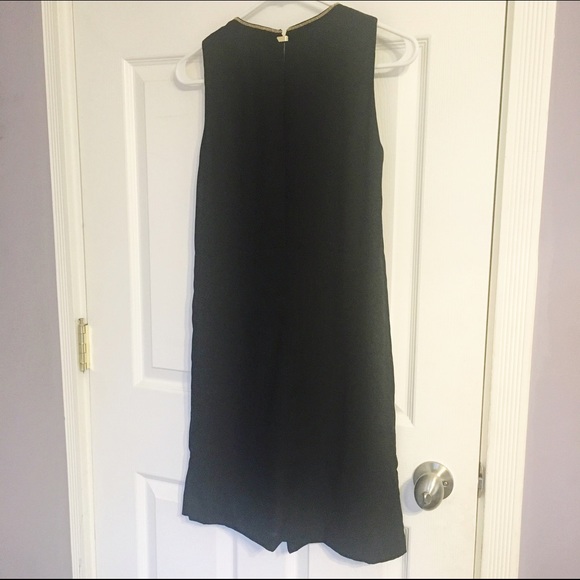 NWT Simple black dress with gold neck lining - Picture 4 of 4