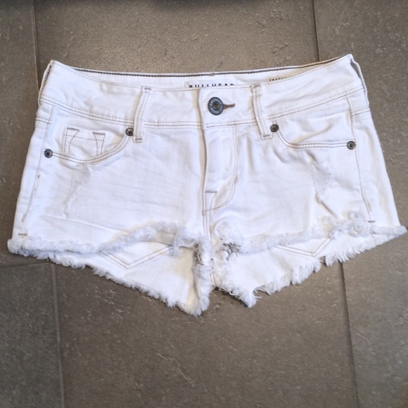 Bullhead Frayed Denim Shorts