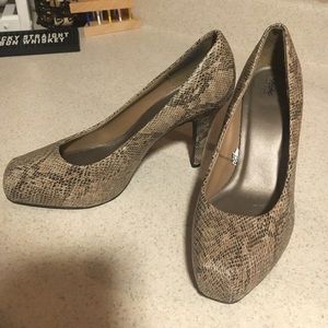Mossimo Faux Snake Skin Heels