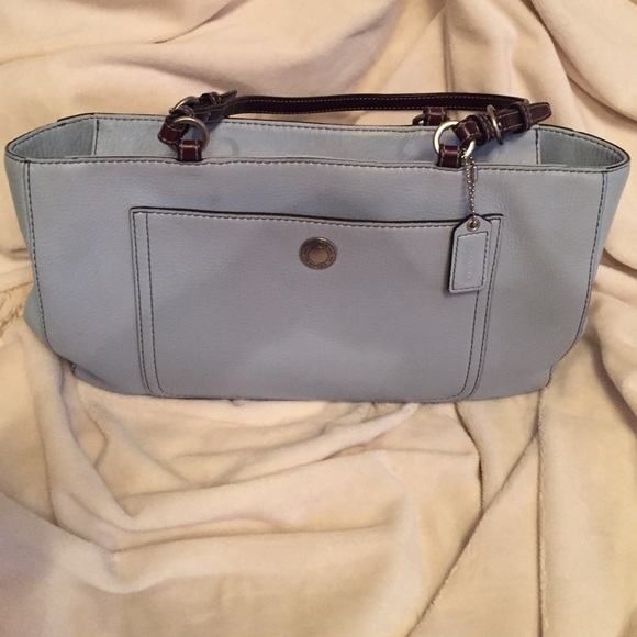 Small Coach leather tote/purse