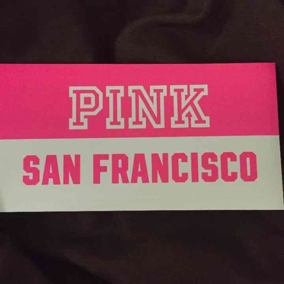VS PINK SAN FRANCISCO STICKER (trades welcome)