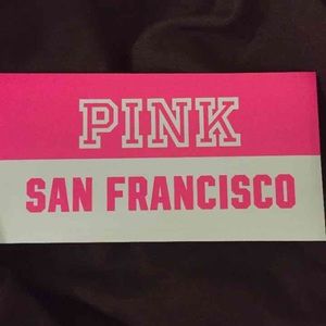 VS PINK SAN FRANCISCO STICKER (trades welcome)