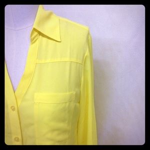 Yellow Express Blouse SZ XS