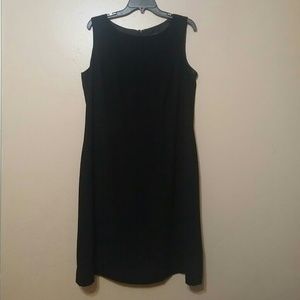 Classic black dress.