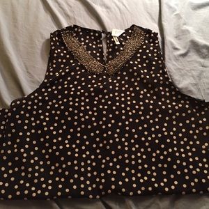 Polka dot blouse
