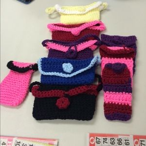 Crochet purses