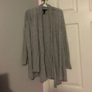 Drapey collar cardigan