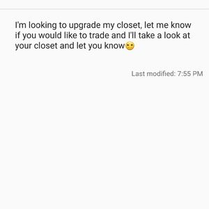 Let's swap items!