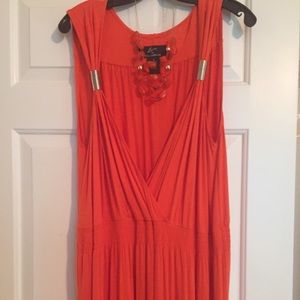 ‼️One hour Mother's Day Sale! Orange Sundress