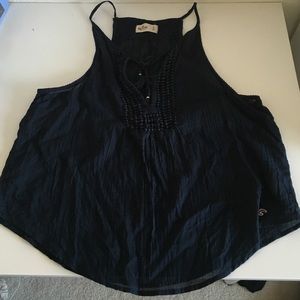 Navy loose tank from Hollister