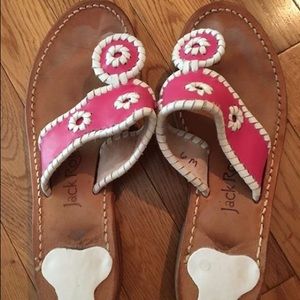 Pink white Jack Rogers 6