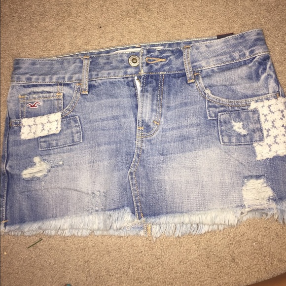 Hollister denim Jean skirt - Picture 1 of 2