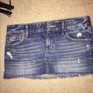 Hollister denim Jean skirt